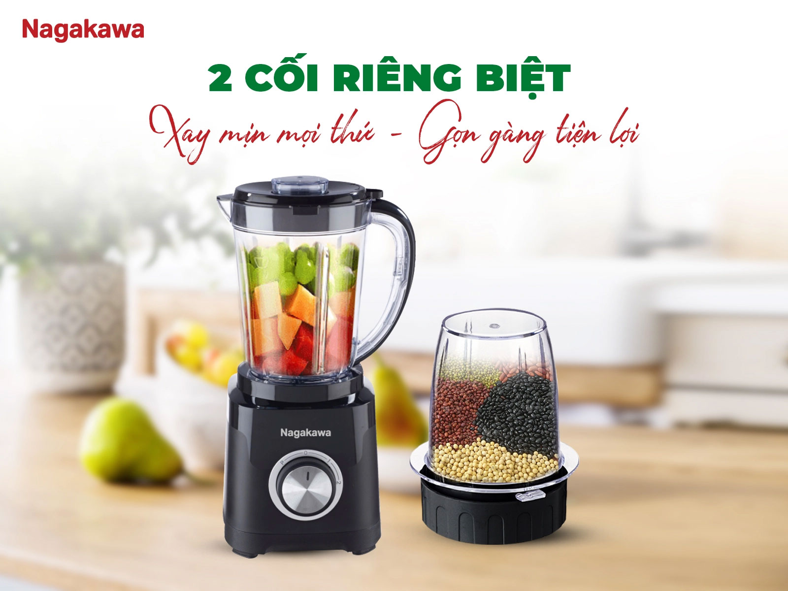 Máy xay sinh tố nagakawa neb3216 1. 5l 2 cối 10 2 cối xay tiện dụng – đáp ứng mọi nhu cầu