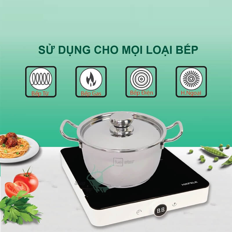 Sử dụng trên mọi loại bếp