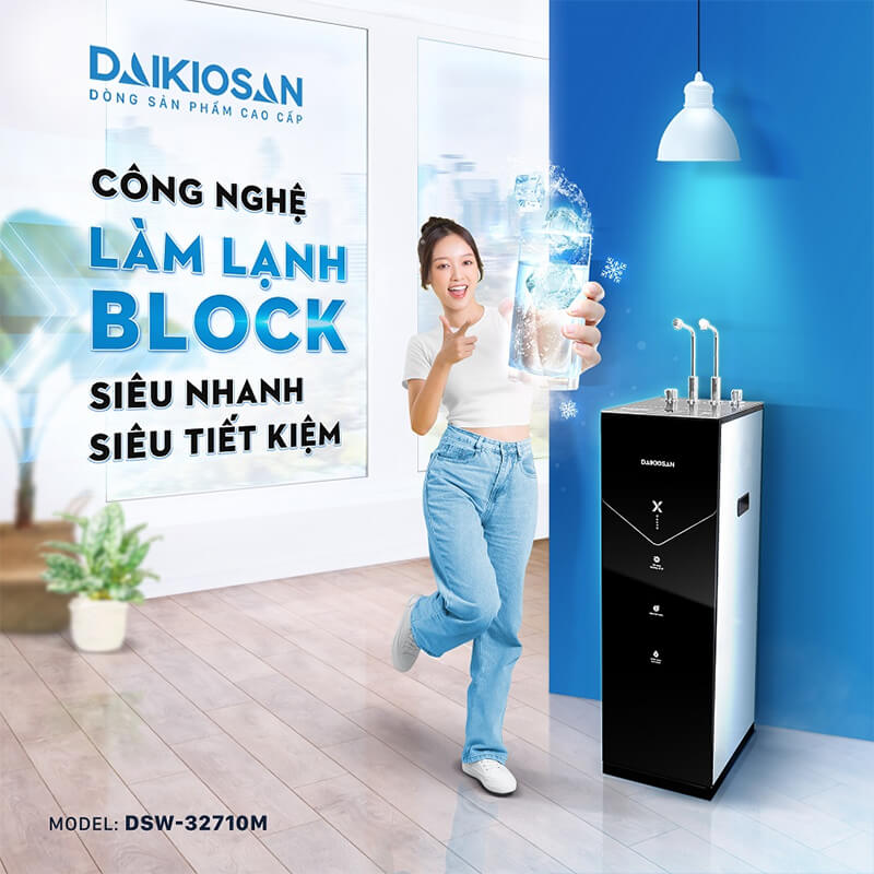 Công nghệ làm lạnh nhanh bằng Block