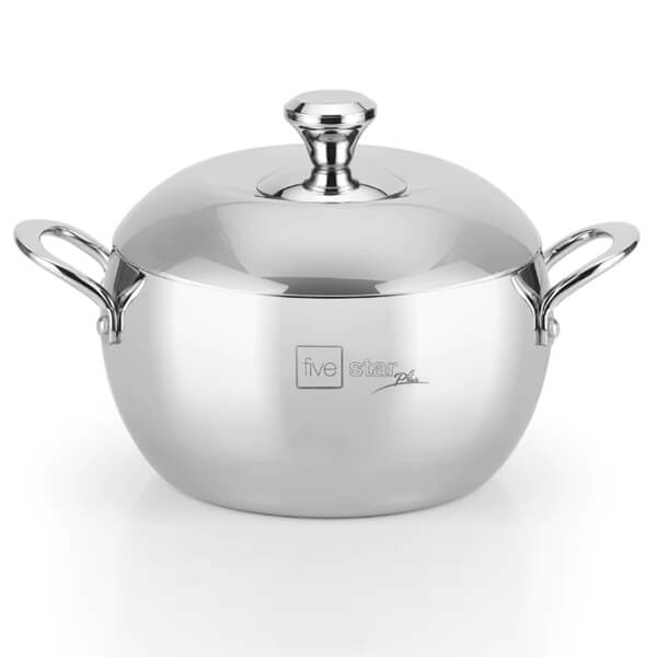 Nồi inox 304 fivestar fpn20011 20cm 3 lớp vung inox 1 Nồi inox 304 Fivestar FPN20011 20cm 3 lớp vung inox