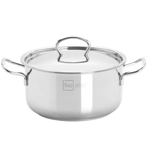Nồi inox 430 fivestar fsn-20in003 20cm đáy sanndwich nắp inox 1 Nồi inox 430 Fivestar FSN-20IN003 20cm đáy sanndwich nắp inox