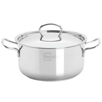 Nồi inox 430 Fivestar FSN-22IN002 22cm đáy sanndwich nắp inox