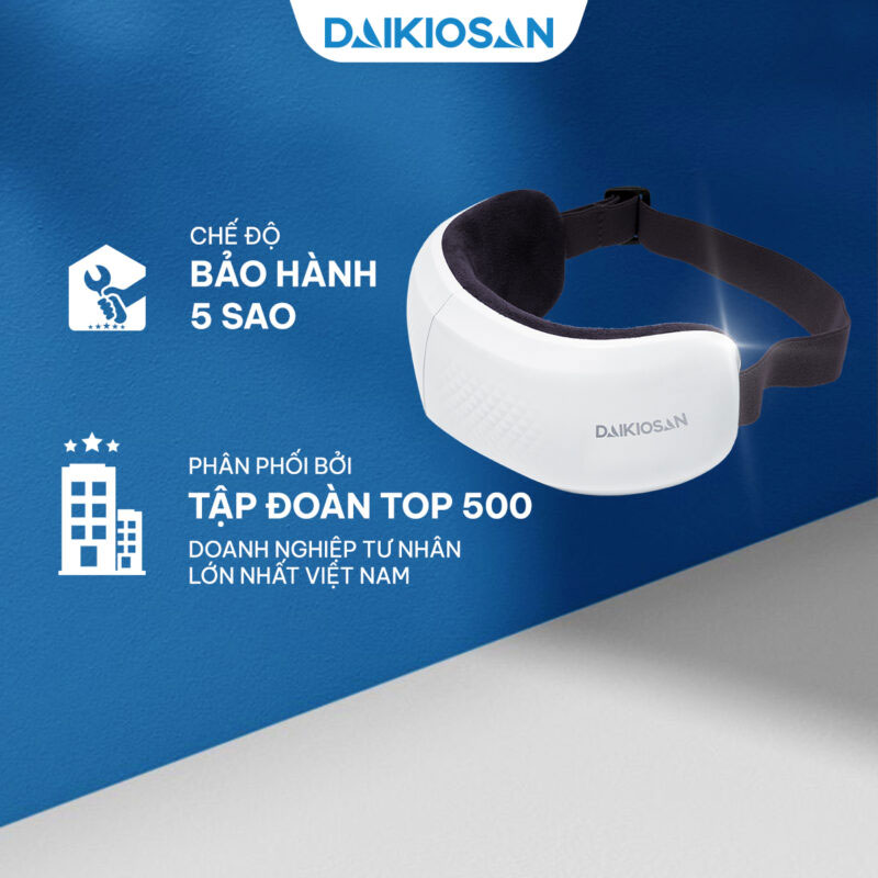 Máy massage mắt daikiosan dvmm-00001 8 Chế độ bảo hành 5 sao – Mua hàng không lo rủi ro