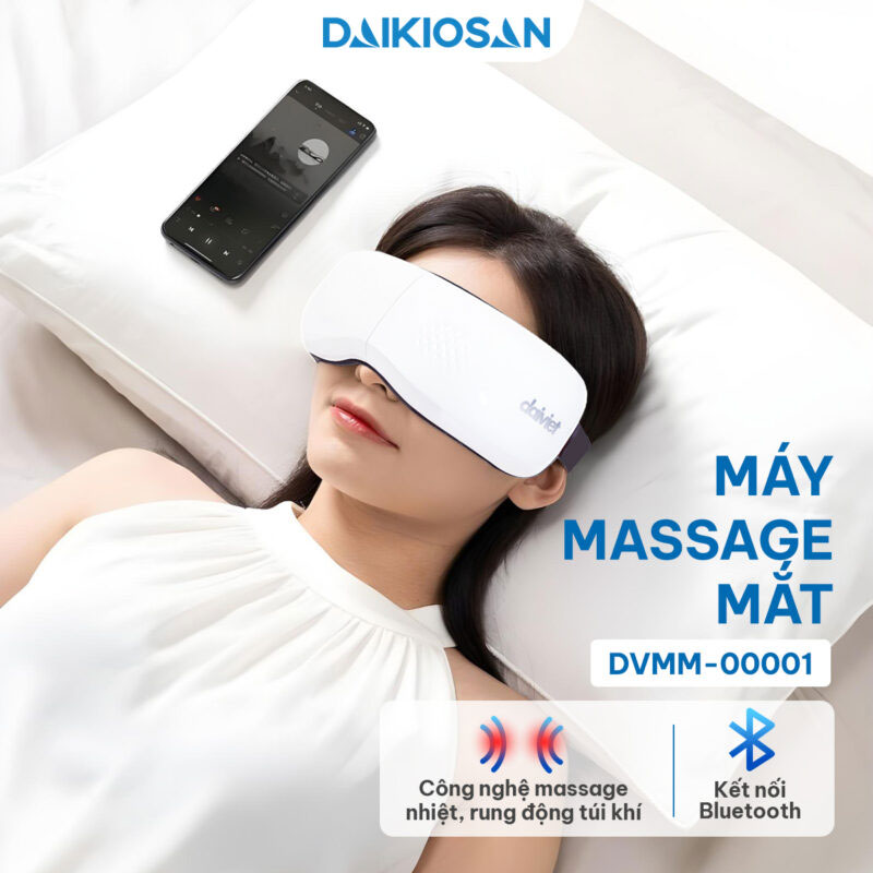 Máy massage mắt daikiosan dvmm-00001 3 Thiết kế hiện đại, tinh tế – Phù hợp mọi không gian sống