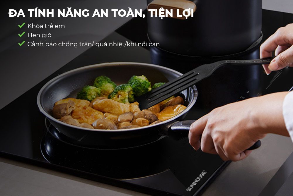 Đa tính năng an toàn – yên tâm khi sử dụng mỗi ngày