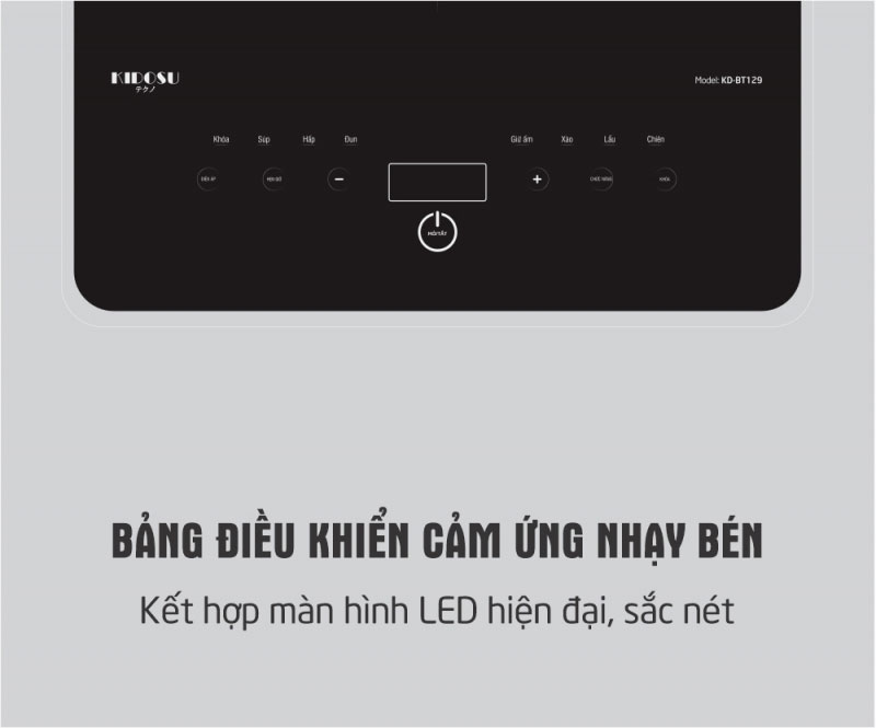 Bảng điều khiển cảm ứng – Thao tác mượt mà chỉ với một chạm