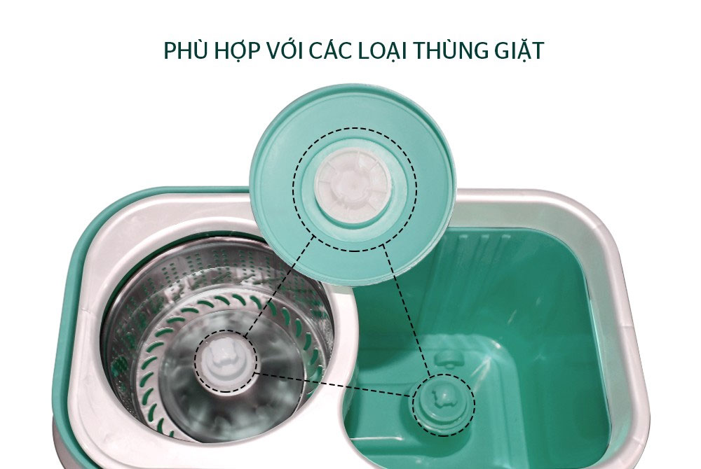Phù hợp với các loại thùng giặt