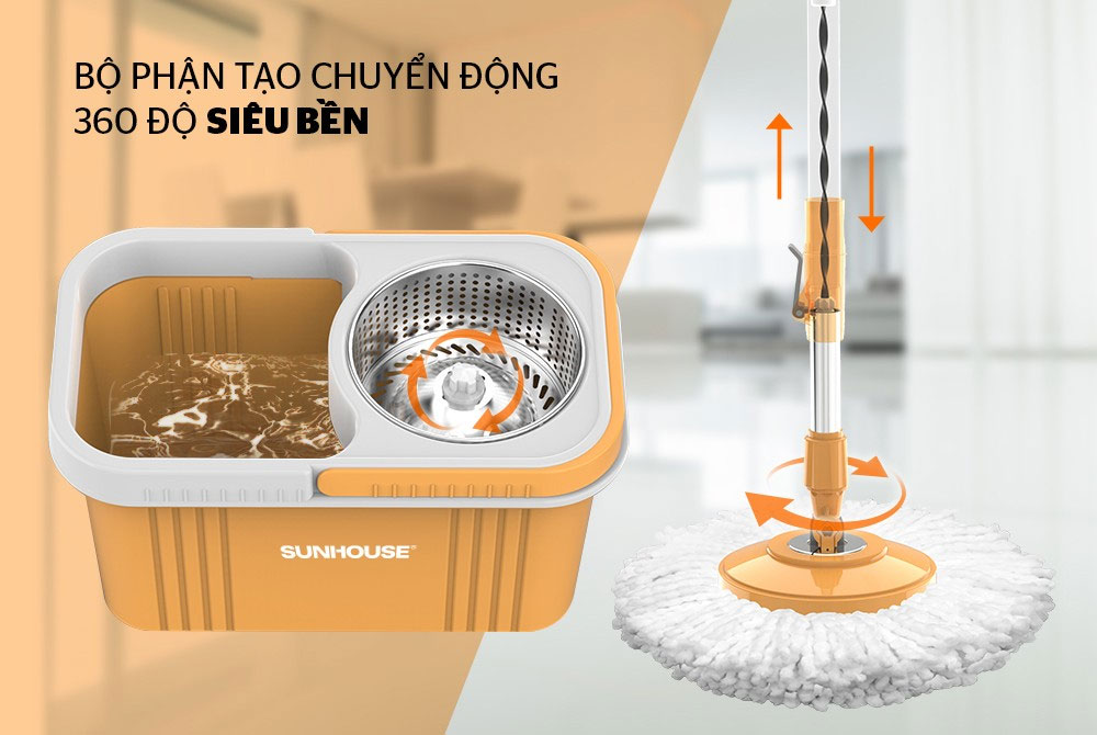 Bộ phận xoay 360 độ linh hoạt, siêu bền