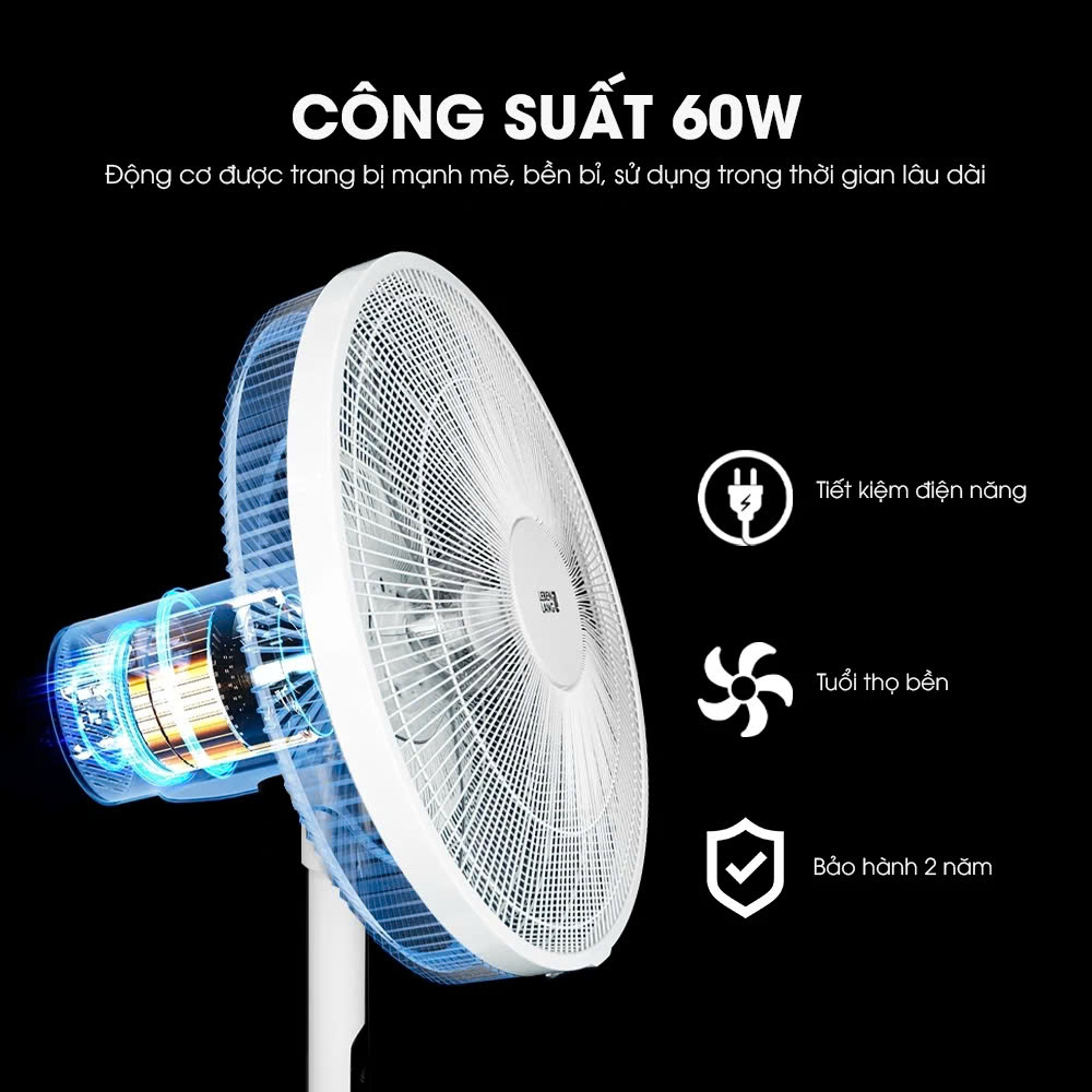 Quạt điện đứng lebenlang lbl1864 5 Quạt Cây Đứng Lebenlang LBL1864