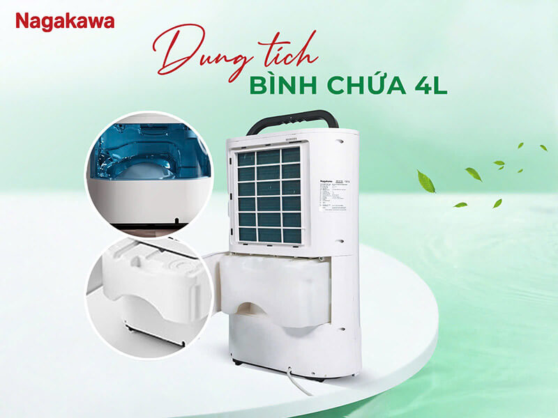 Máy hút ẩm lọc không khí nagakawa nad8559 20l 13 Máy hút ẩm lọc không khí Nagakawa NAD8559 20L