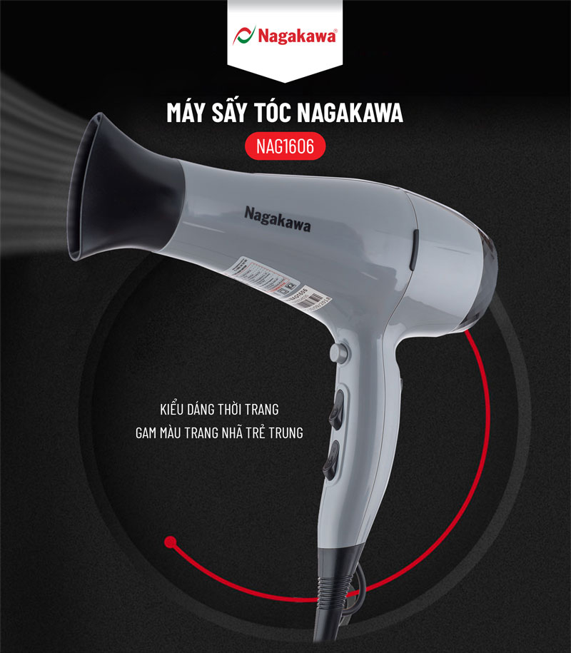 Máy sấy tóc nagakawa nag1606 6 Máy sấy tóc Nagakawa NAG1606