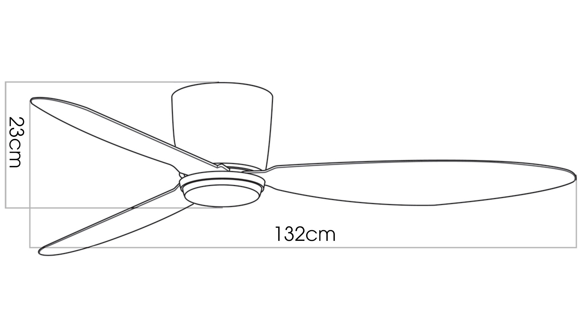 Thông số quạt trần đèn Kaiyokukan Nhật Bản SAITA-102-WH 