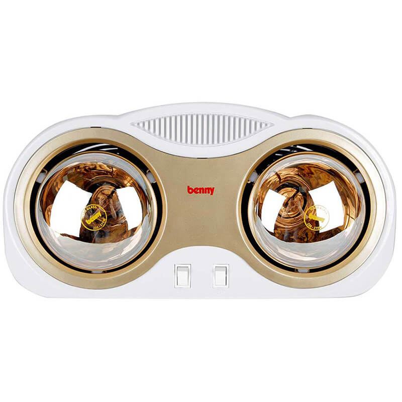 Đèn sưởi nhà tắm 2 bóng benny bht550w 5 Đèn sưởi nhà tắm 2 bóng Benny BHT550W
