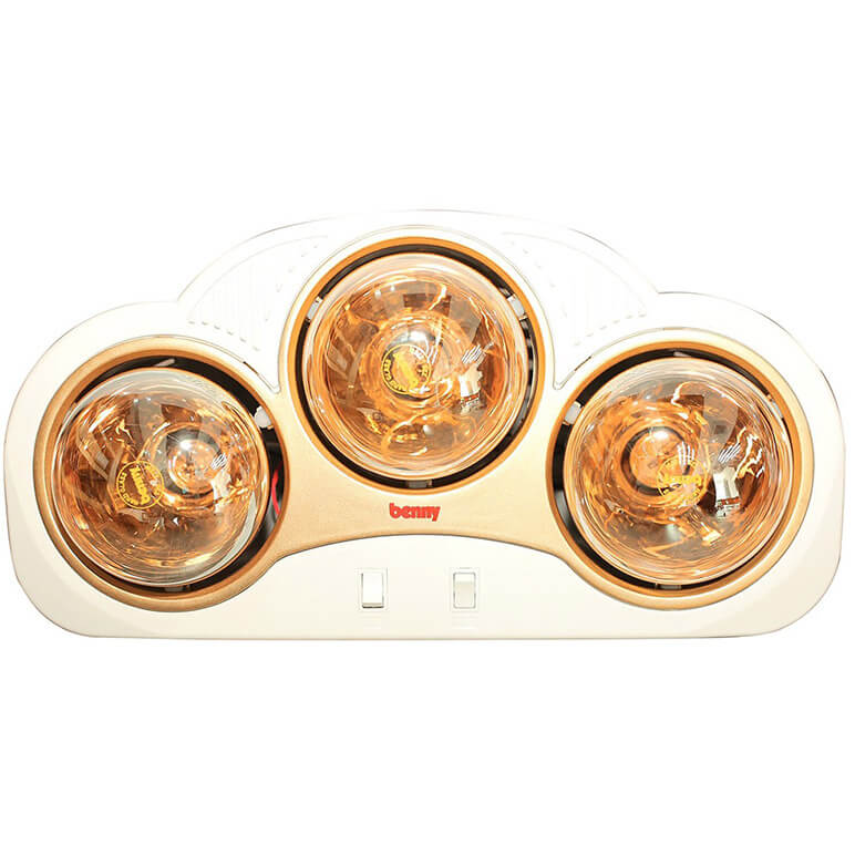 Đèn sưởi nhà tắm 3 bóng benny bht825w 4 Đèn sưởi nhà tắm 3 bóng Benny BHT825W