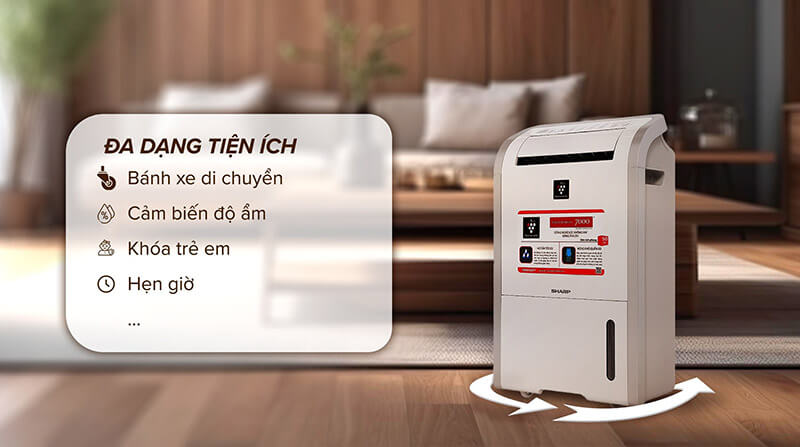 Có nên mua máy lọc không khí và hút ẩm Sharp DW-D20A-W không?
