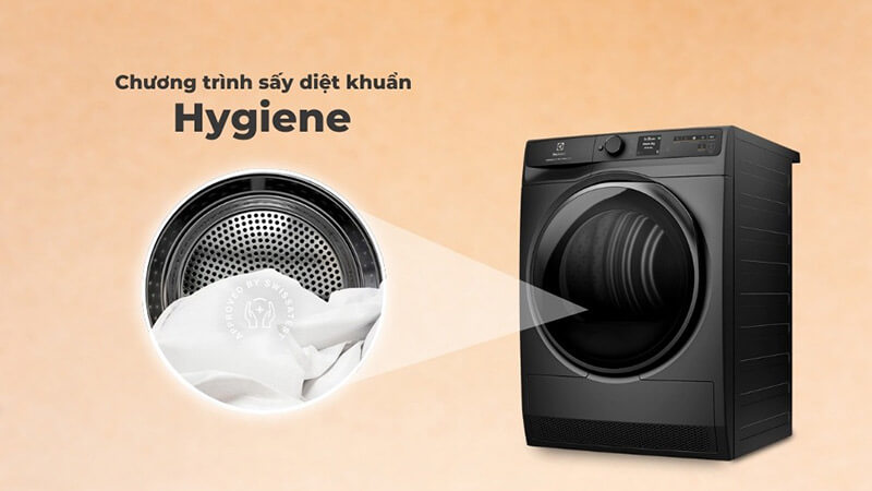 Máy sấy nhiệt electrolux edh902r9sc 9 kg 12 Máy sấy nhiệt Electrolux EDH902R9SC 9 kg