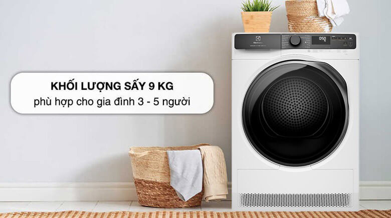 Máy sấy nhiệt electrolux edh903r7wc 9 kg 8 Máy sấy nhiệt Electrolux 9 kg EDH903R7WC