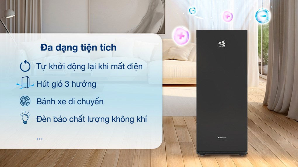 Máy lọc không khí daikin mck70zvm7-t màu đen 15 Tiện ích cao cấp “đỉnh của chóp” – trải nghiệm vượt xa mong đợi