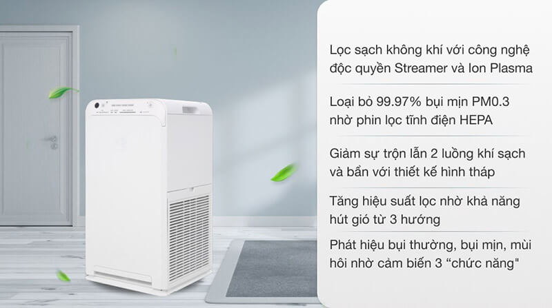 Máy lọc không khí daikin mc55uvm6-7 11 Máy lọc không khí Daikin MC55UVM6-7