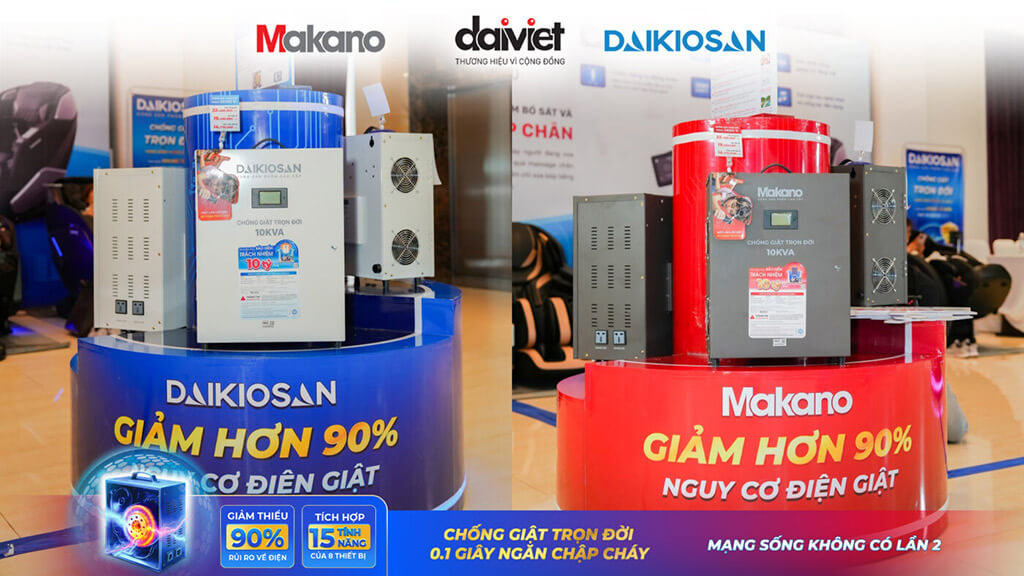 Chống giật trọn đời Daikiosan và Makano