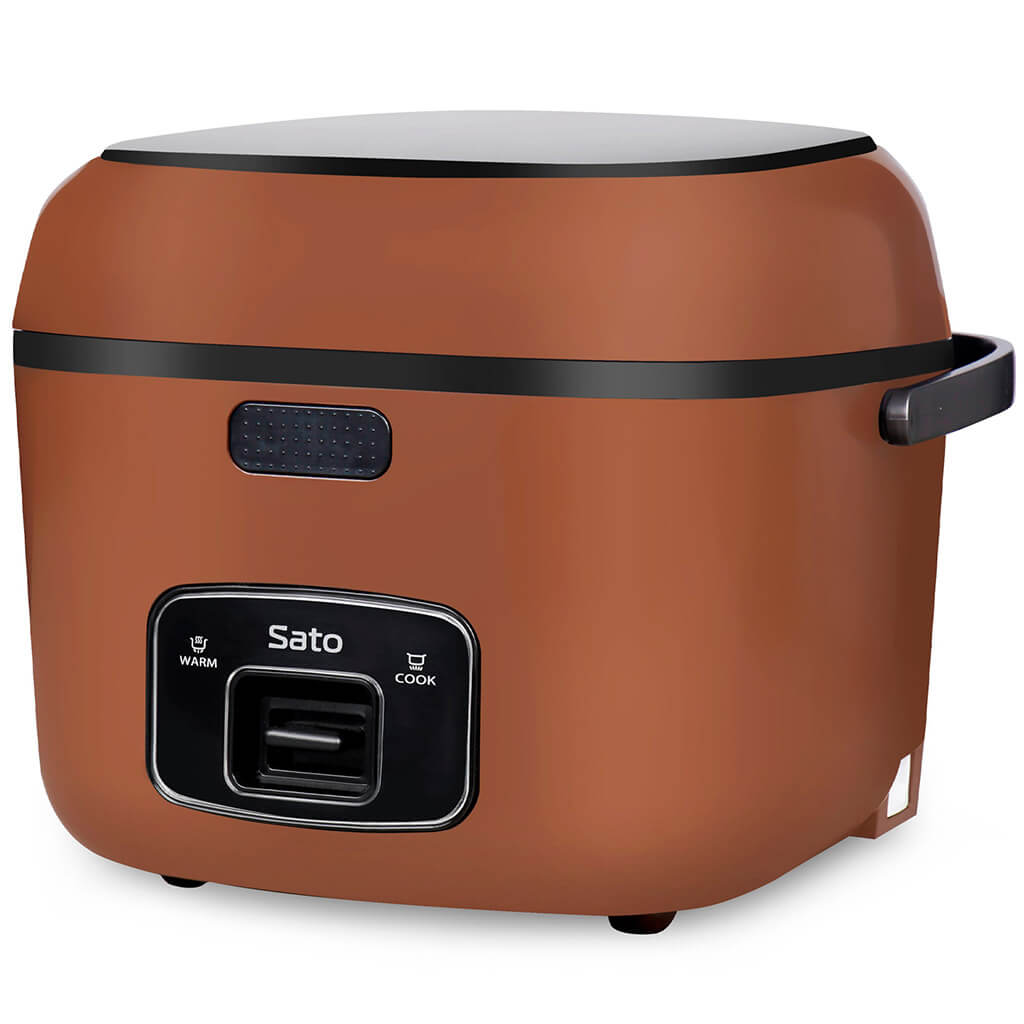 Nồi cơm điện lòng niêu sato 15q026. N 1. 5l 1 Nồi cơm điện 1.5L lòng niêu Sato 15Q026.N
