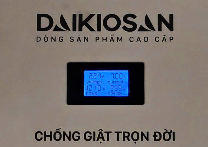 Màn hình LED thể hiện các thông số