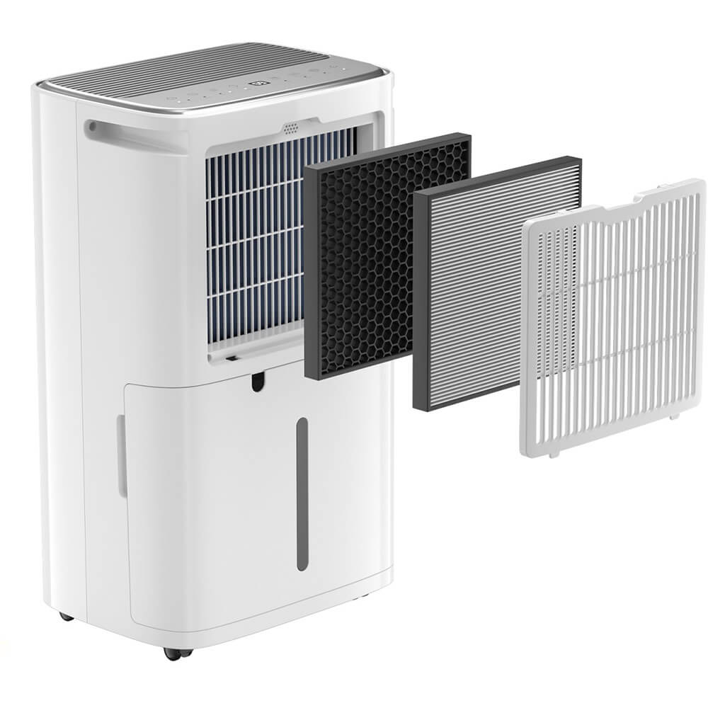 Máy lọc không khí và hút ẩm kosmen eco-35e ( 35l/24h ) 12 Máy lọc không khí và hút ẩm Kosmen ECO-35E với 3 màng lọc