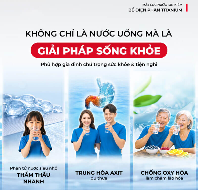Máy lọc nước ion kiềm Makano MN206 phù hợp với ai?