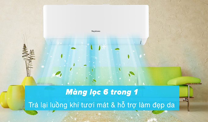 Với gas R32 tiết kiệm điện, Nagakawa NS-C12R2U86 là mẫu điều hòa vừa kinh tế vừa hiệu quả