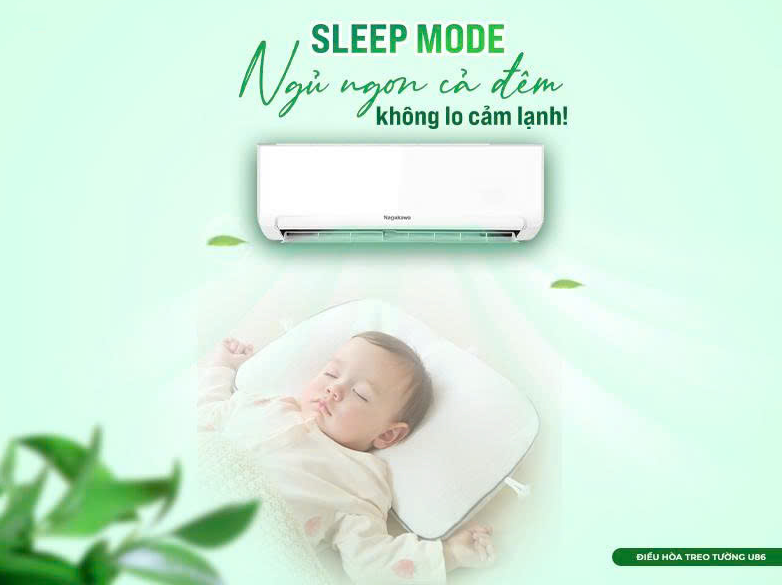Máy lạnh Nagakawa NS-C09R2T86 9.000BTU lựa chọn hoàn hảo cho phòng ngủ và phòng làm việc