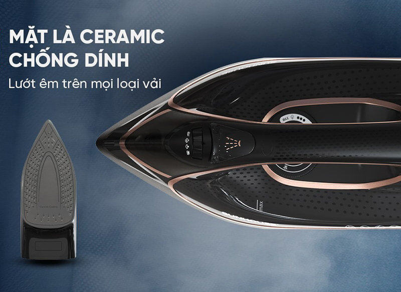 Bàn là hơi nước sunhouse shd2070 mặt ceramic chống dính 8 Bàn là hơi nước Sunhouse SHD2070