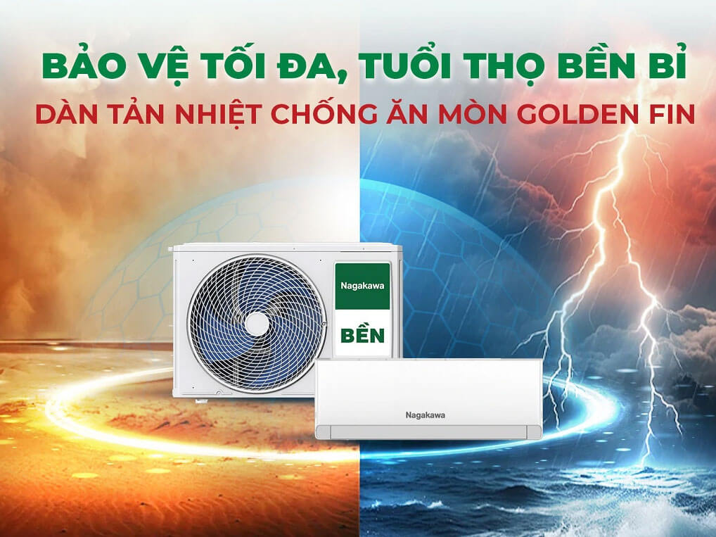 Điều hòa nagakawa nis-c18r2u51 7 Dàn nóng điều hòa 18000BTU bền bỉ