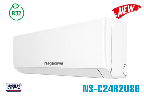 Điều hòa Nagakawa NS-C24R2U86 24000 BTU inverter làm lạnh mạnh mẽ, tiết kiệm điện