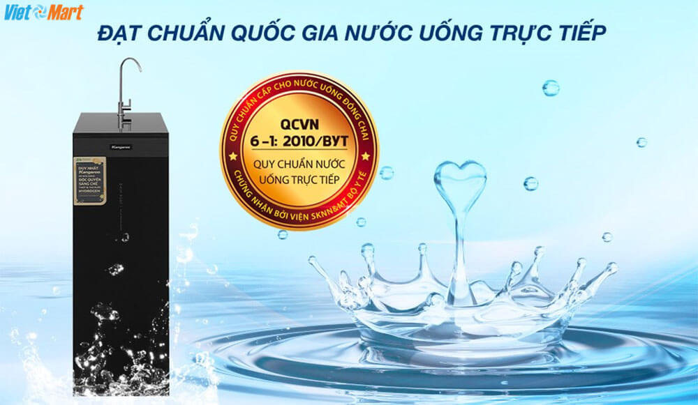 Đạt chuẩn Quốc gia QCVN nước uống trực tiếp Kangaroo