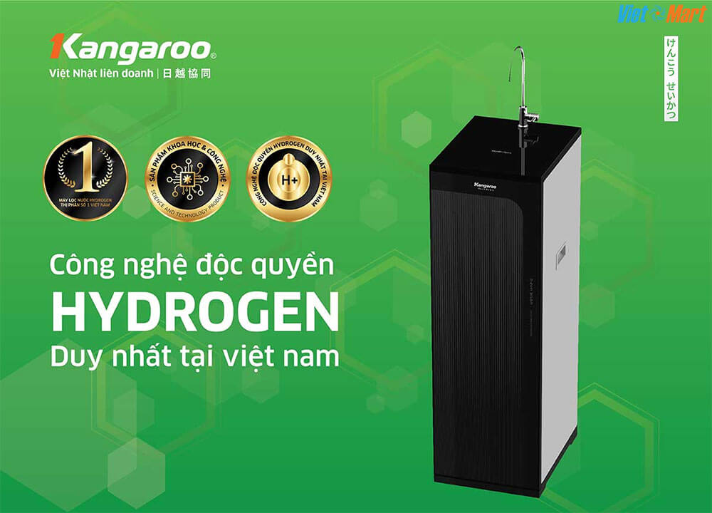 Máy lọc nước kangaroo hydrogen kg100hc2 2 Công Nghệ Hydrogen Kangaroo Duy Nhất Tại Việt Nam