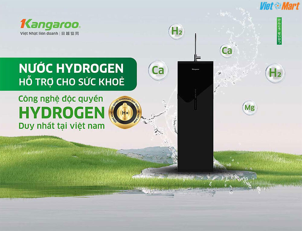 Máy lọc nước kangaroo hydrogen infinity kghp11s5 5 Nước Hydrogen Kangaroo Hỗ Trợ Sức Khỏe - Công Nghệ Hydrogen Độc Quyền