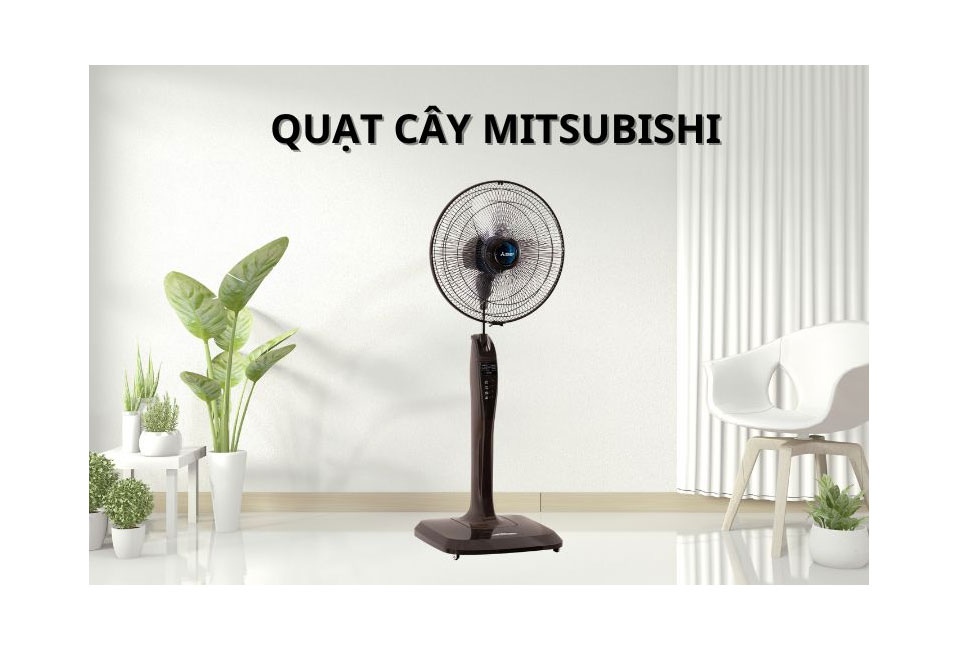 Quạt đứng mitsubishi lv16-rb cy-bw màu nâu 8 Đường kính cánh 40cm giúp quạt cây đứng Mitsubishi LV16-RB CY-BW tạo luồng gió rộng, phù hợp với nhu cầu làm mát cho sinh hoạt trong gia đình.