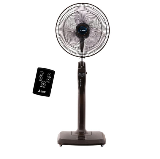 Quạt đứng mitsubishi lv16-rb cy-bw màu nâu 6 Quạt đứng Mitsubishi LV16-RB CY-BW màu nâu là mẫu quạt cây Mitsubishi đời mới phù hợp cho gia đình cần một chiếc quạt đẹp, chạy êm, có remote tiện dụng