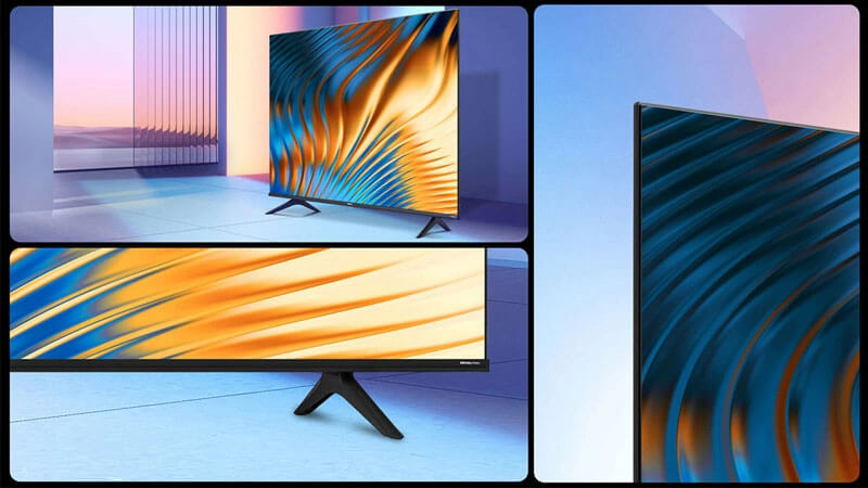 Google tivi hisense 4k 43 inch 43a6500h – dolby vision, atmos 6 Thiết kế màn hình viền mỏng hiện đại nâng tầm không gian sống