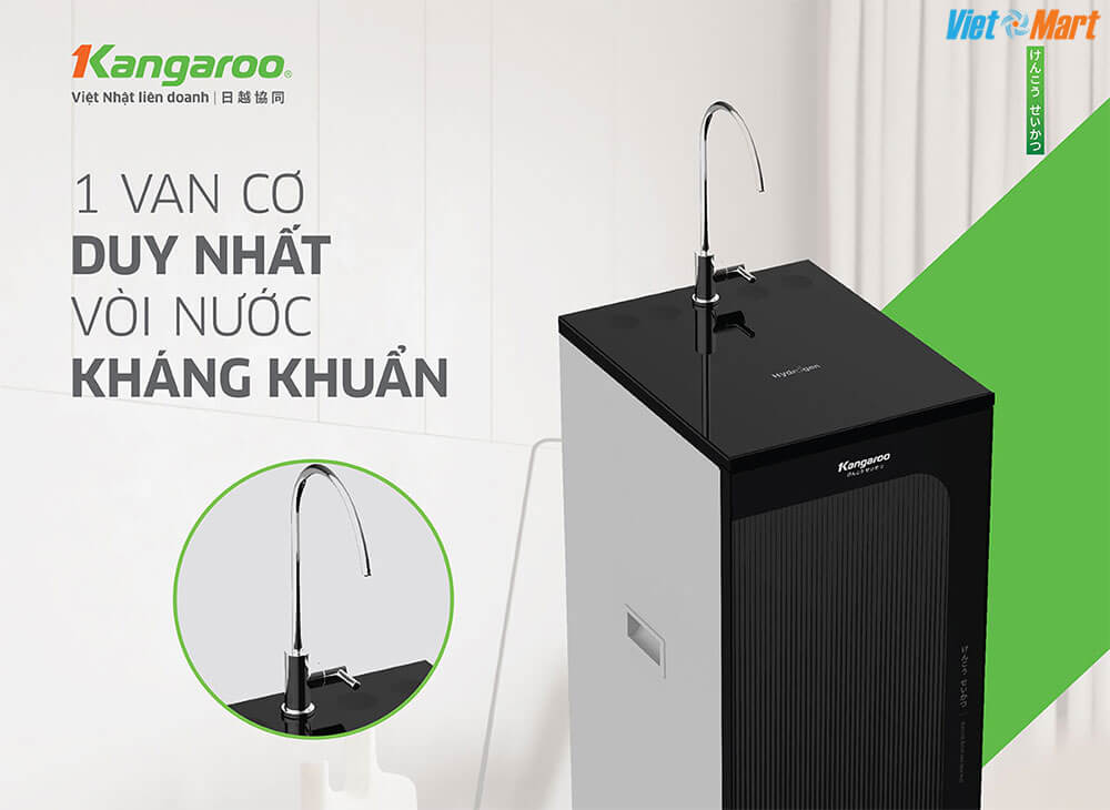 Máy lọc nước kangaroo hydrogen kg100hc2 6 Vòi Nước Cơ Kháng Khuẩn Kangaroo Hydrogen Chính Hãng