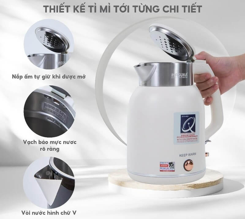 Ấm siêu tốc hasuka hsk-223 11 Ấm siêu tốc HASUKA HSK-223