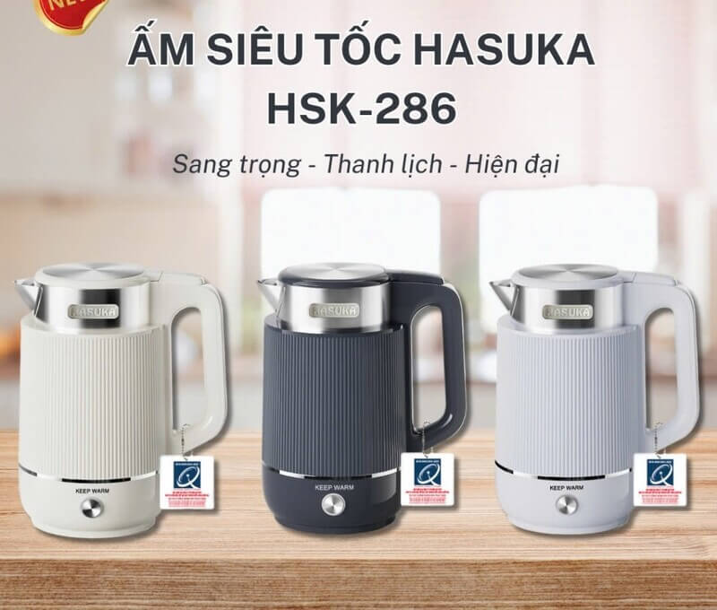 Ấm siêu tốc Hasuka HSK-286 2L