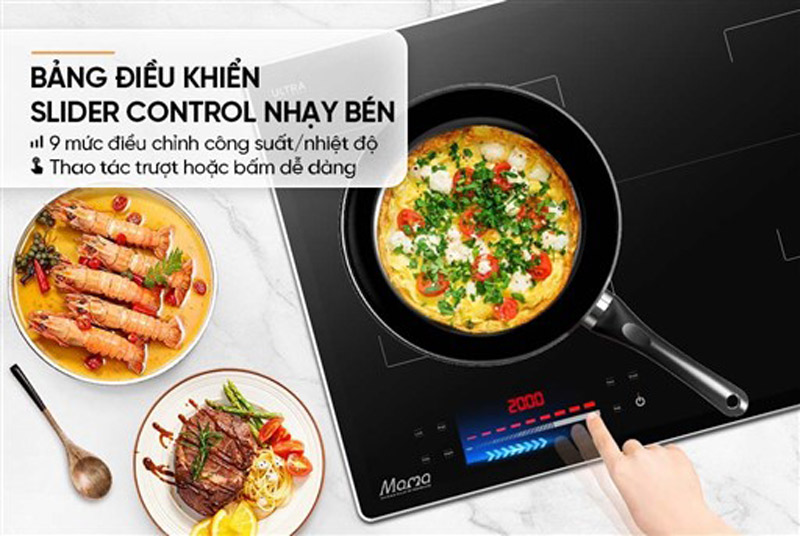 Bếp đôi điện từ sunhouse mama mmb82252-m 10 Bếp đôi điện từ SUNHOUSE MAMA MMB82252-M
