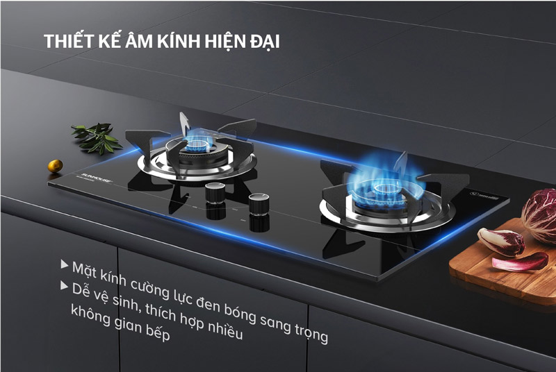 Bếp gas âm kính sunhouse shb62030 7 Bếp gas âm kính SUNHOUSE SHB62030