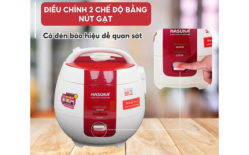 Nồi cơm điện hasuka hsk-801 9 Nồi cơm điện Hasuka HSK-801