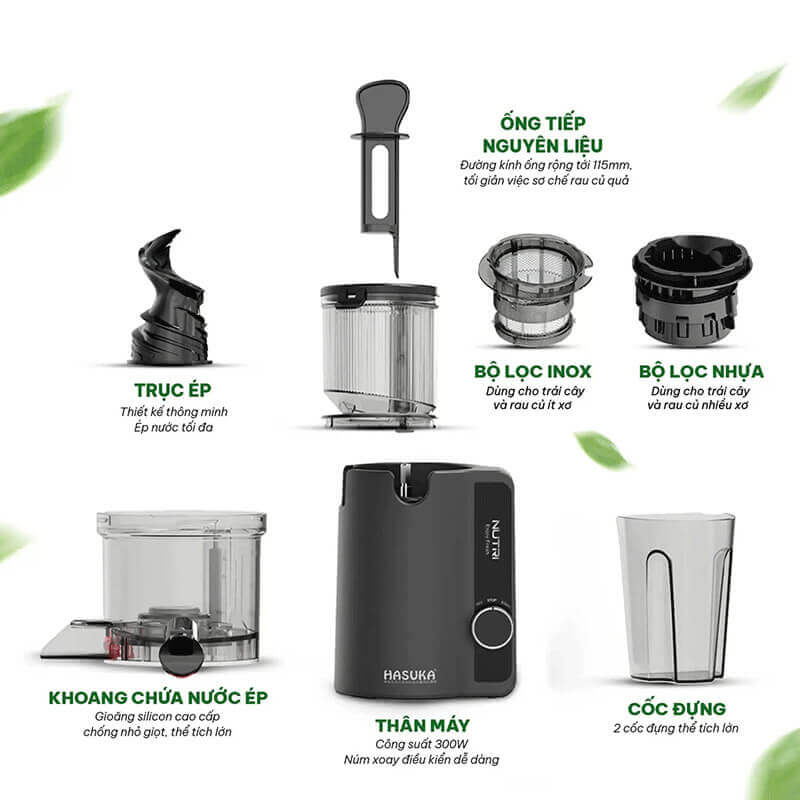 Máy ép chậm Hasuka HSK-788