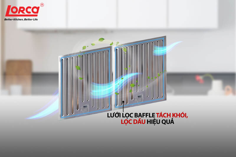 Máy hút mùi lorca ta 2001md 70cm 7 Máy hút mùi LORCA TA 2001MD 70cm