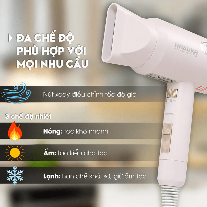 Máy sấy tóc Hasuka HSK-166