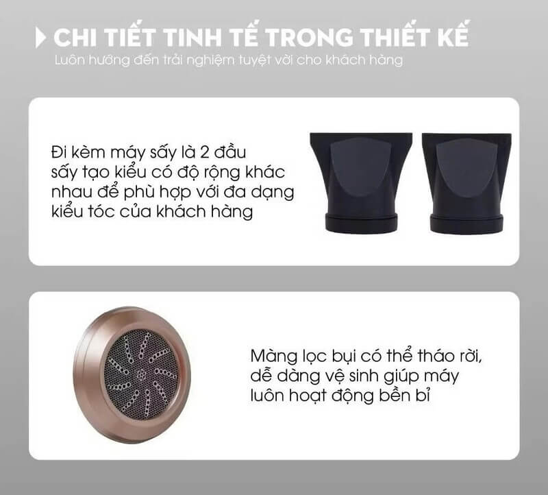 Máy sấy tóc hasuka hsk-168 11 Máy sấy tóc Hasuka HSK-168