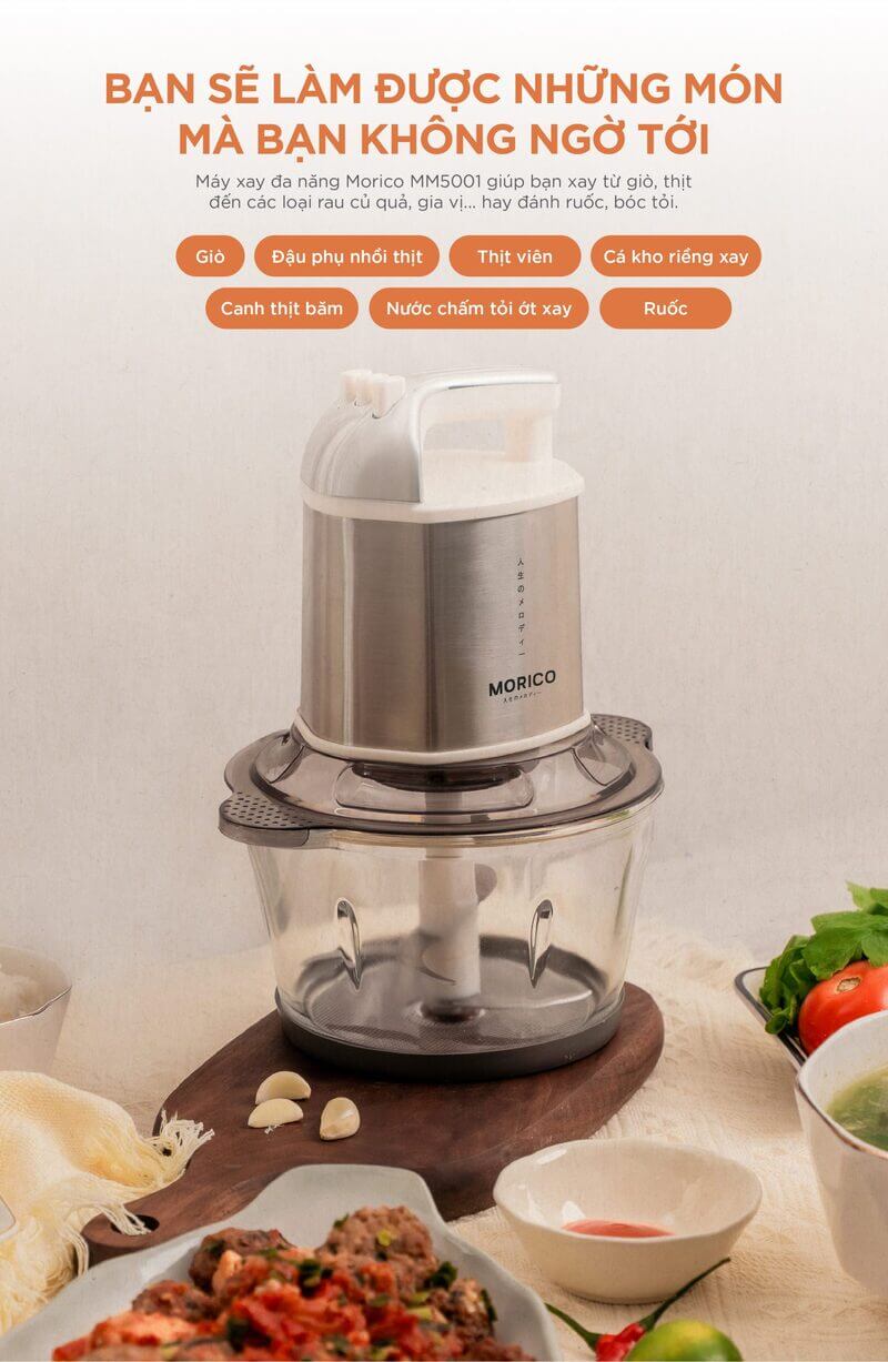 Máy xay thịt MORICO MM5001